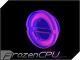 Bitspower G1/4" Low Profile Acrylic Stop Plug w/ UV Purple O-Ring (BP-ACSTIII-UVPL) - Digital Outpost LLC