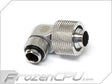 Bitspower G1/4 Thread 1/2" ID x 3/4" OD 90-Degree Rotary Compression Fitting - Silver Shining (BP-90R2LCPF-CC5V3) - Digital Outpost LLC