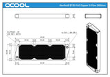 Alphacool NexXxoS ST30 Full Copper X-Flow 360mm Radiator