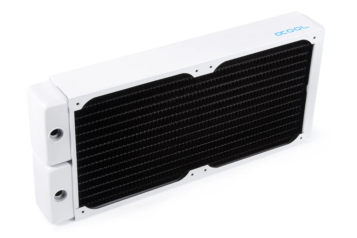 Alphacool NexXxoS XT45 Full Copper 280mm Radiator V.2 - White Special Edition