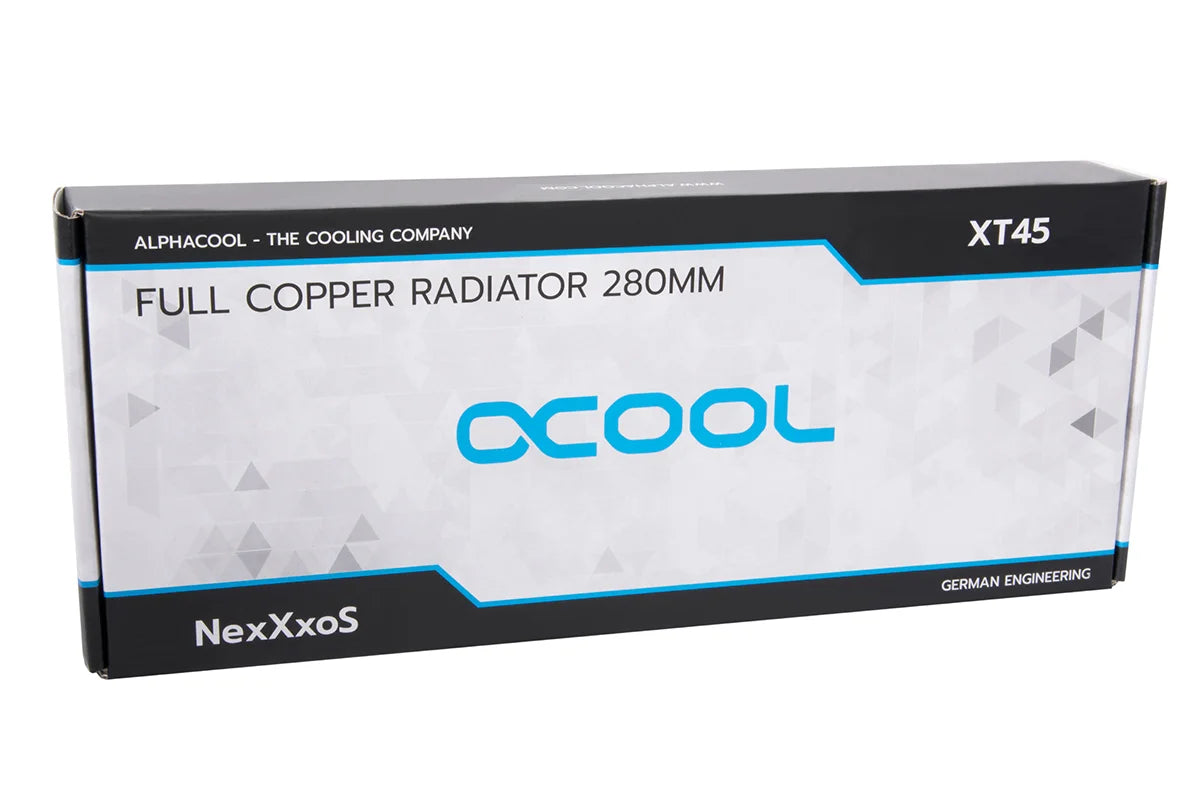 Alphacool NexXxoS XT45 Full Copper 280mm Radiator V.2 - White Special Edition