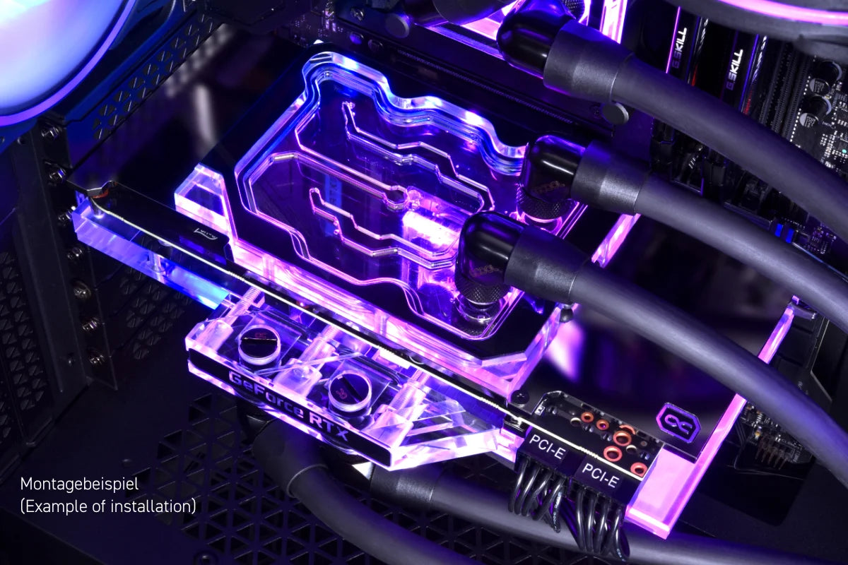 Alphacool Eisblock Aurora GPX-N Acrylic Active Backplate 3080/3090 Suprim X