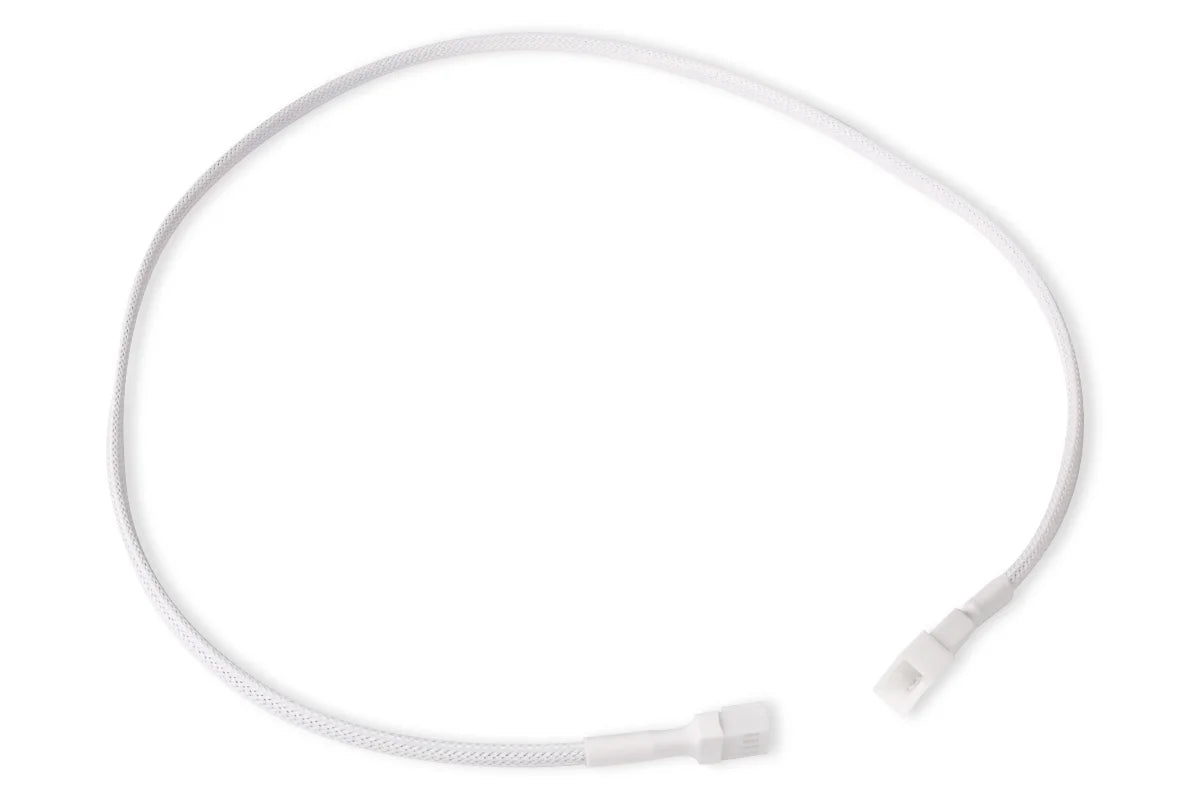 Alphacool Fan Cable 4-pin to 4-pin Extension 60cm - White