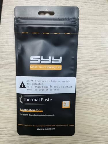 SYY 2g High-Performance Thermal Paste for CPUs - Best Thermal Compound for Gaming PCs 2023