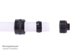 Alphacool HardTube Fitting, 13mm OD, Black, 12-Pack