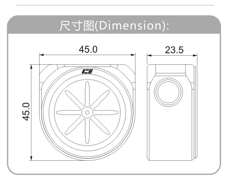 IceManCooler G1/4“ Water Cooling Flow Indicator