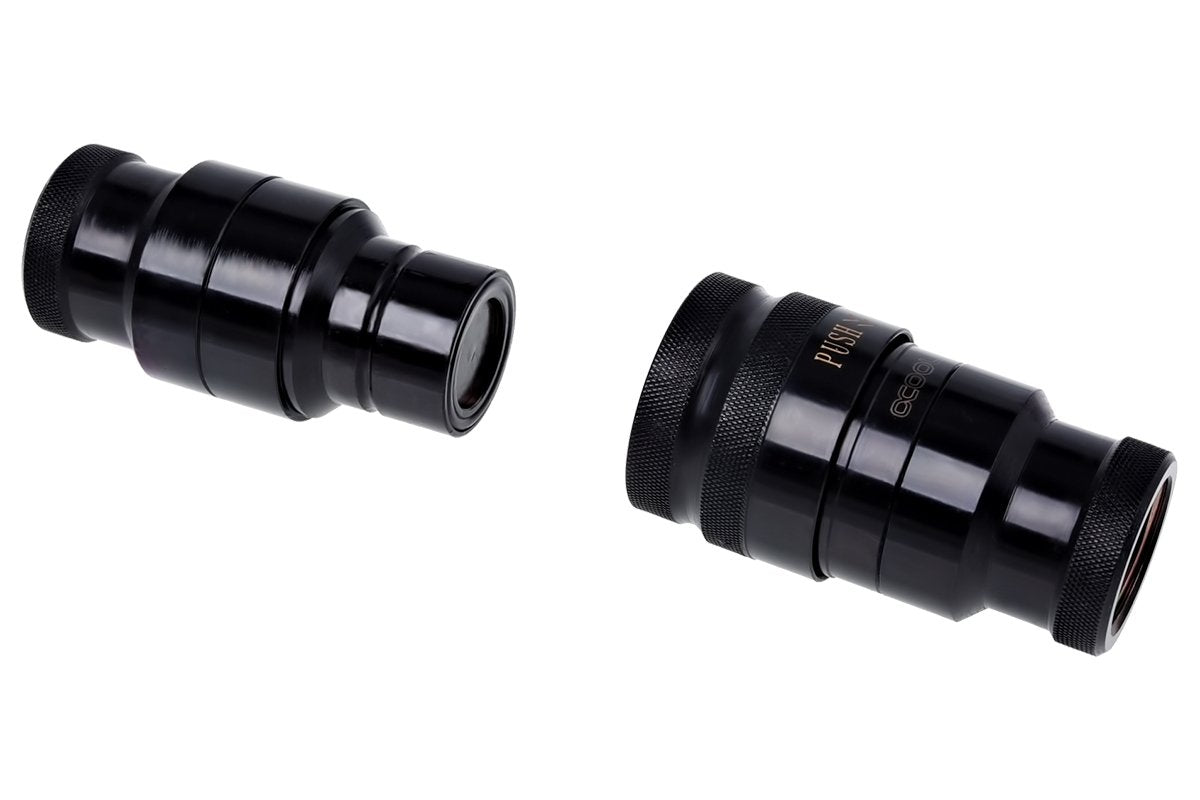 Alphacool Quick Release Connector Kit - Black Fittings