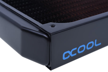 Alphacool 80mm Copper Radiator with Single Fan - Black