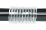 Alphacool Clear AlphaTube HF Tubing (3 Meter) and Eiszapfen G1/4" to 13mm ID, 19mm OD Compression Fittings Bundle, Deep Black, 12-Pack