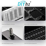 DIYhz Water Cooling Radiator, Aluminum Heat Exchanger with Fan for PC CPU Water Cool System