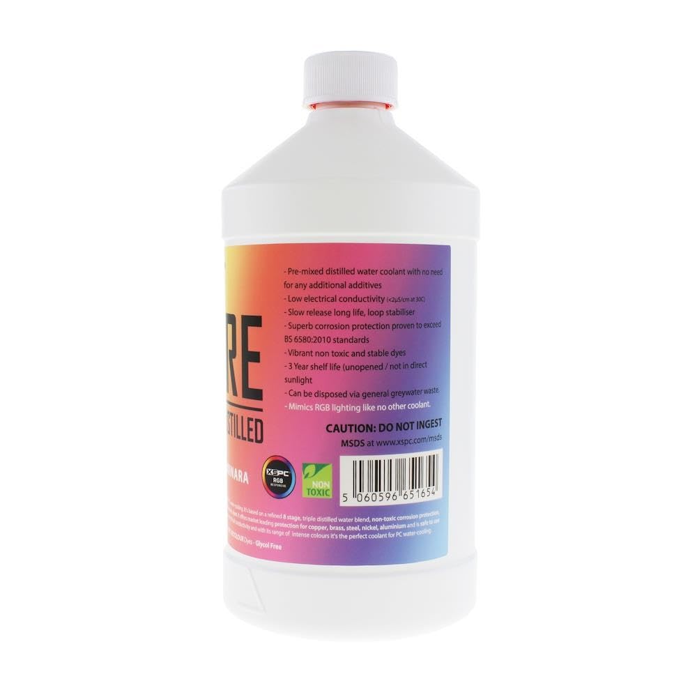 XSPC Pure Distilled Coolant 1000mL with Filling Cap Bundle