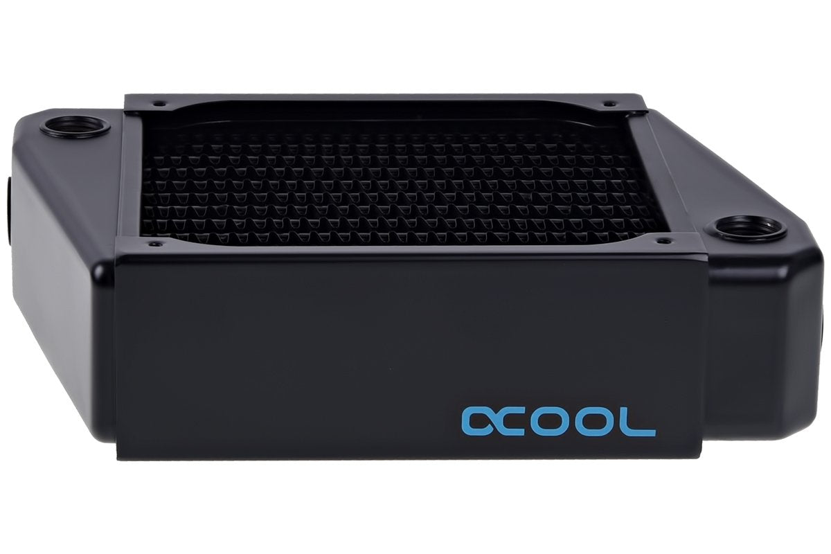 Alphacool NexXxos XT45 Full Copper X-Flow Radiator, 120mm, Single Fan, Black