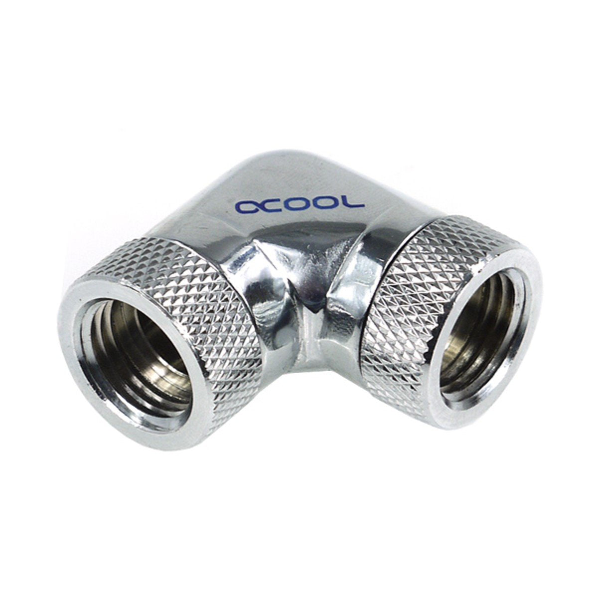 Alphacool 90° L-Connector - Chrome Fittings