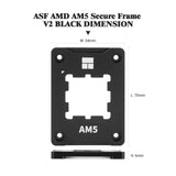 Thermalright ASF Black V2 AM5 CPU Holder with Anti-Bending Frame and Secure Mount - High-Performance AM5 Cooler Standard