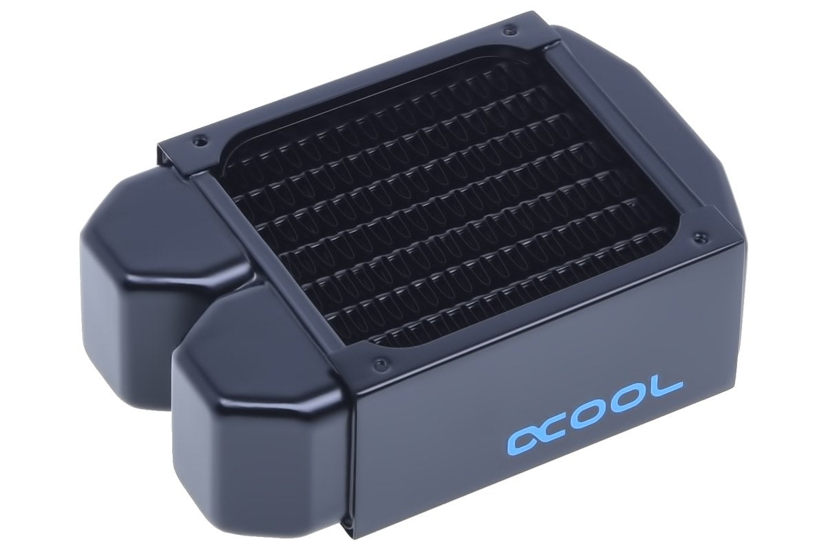 Alphacool 80mm Copper Radiator with Single Fan - Black