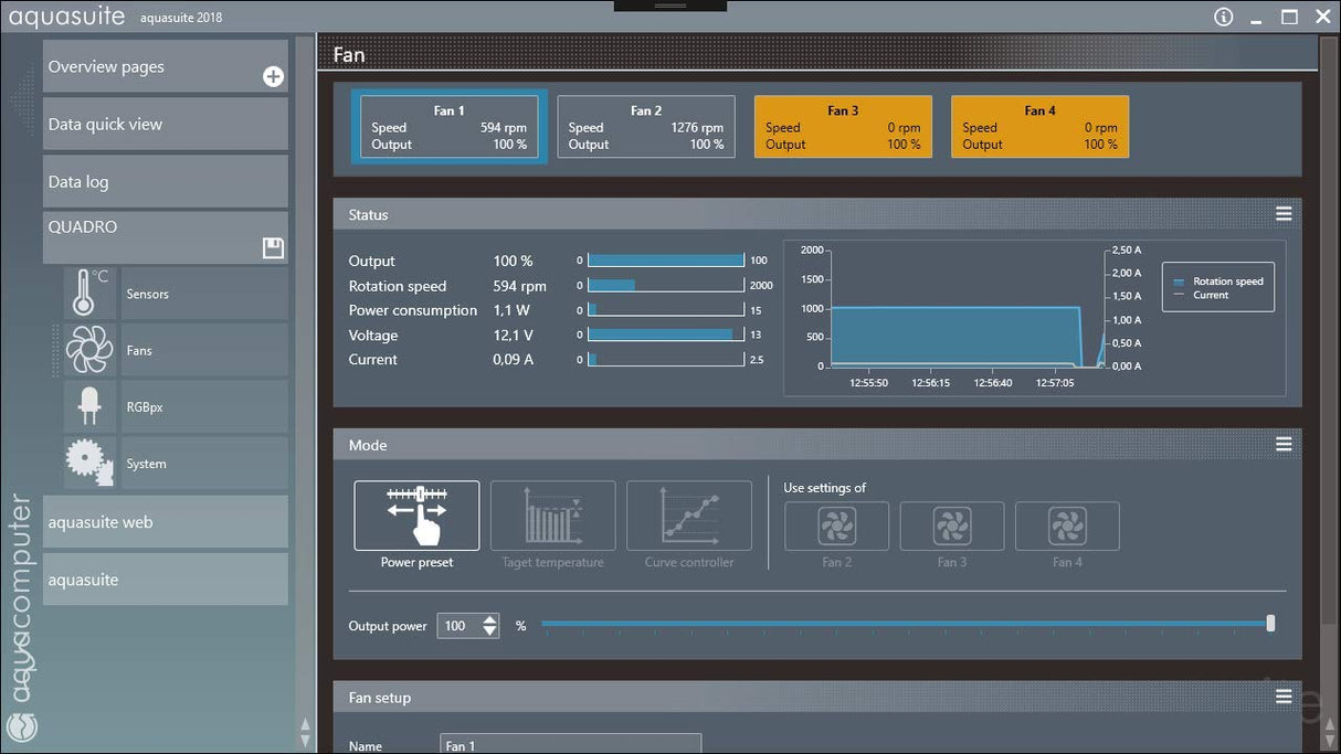 Aqua Computer Quadro Fan Controller for PWM Fans