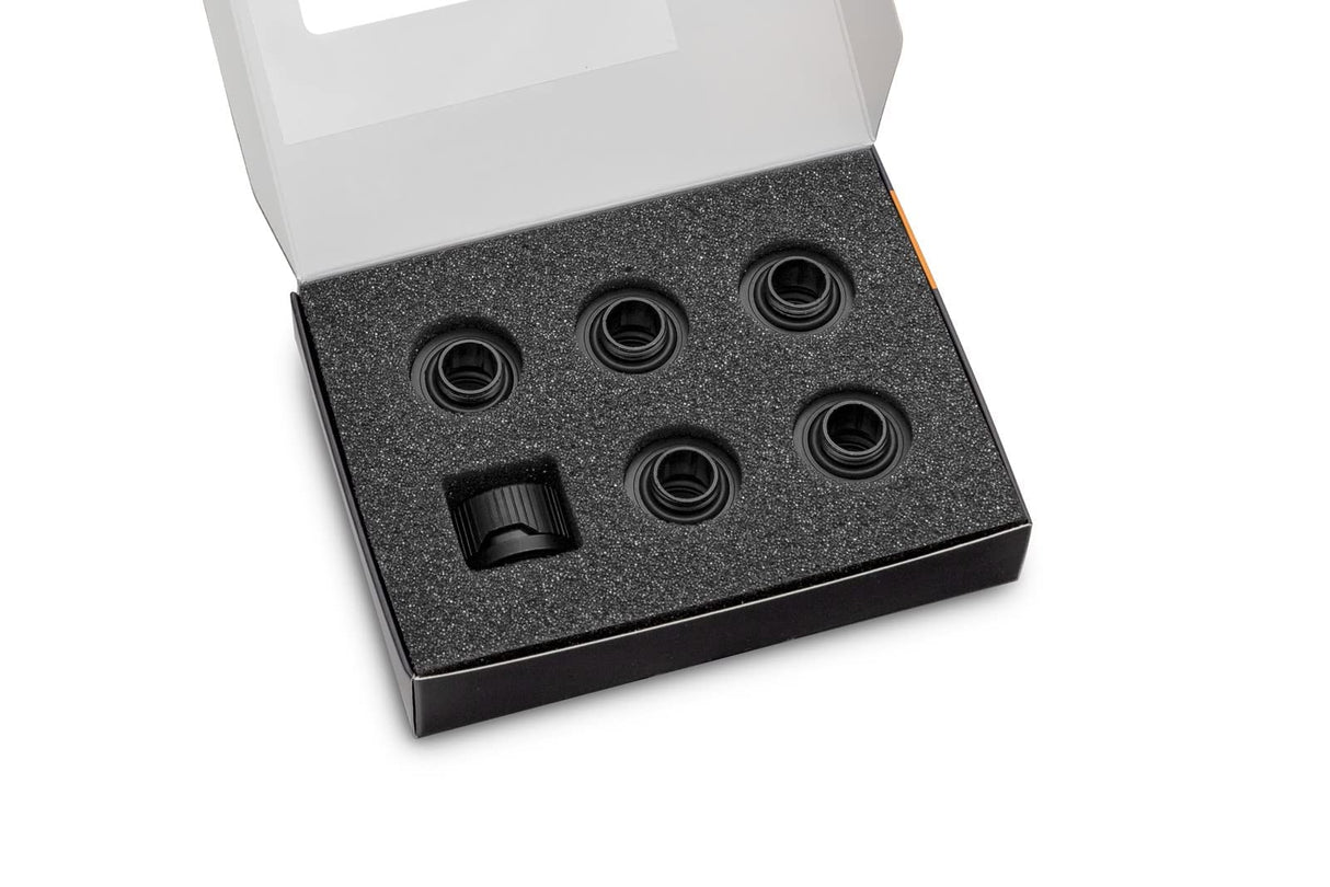 EK Water Blocks Torque Fitting 6-Pack, Black