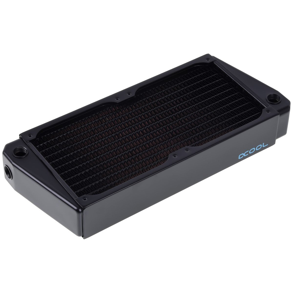 Alphacool XT45 Copper Radiator, 240mm, Dual Fan, Black