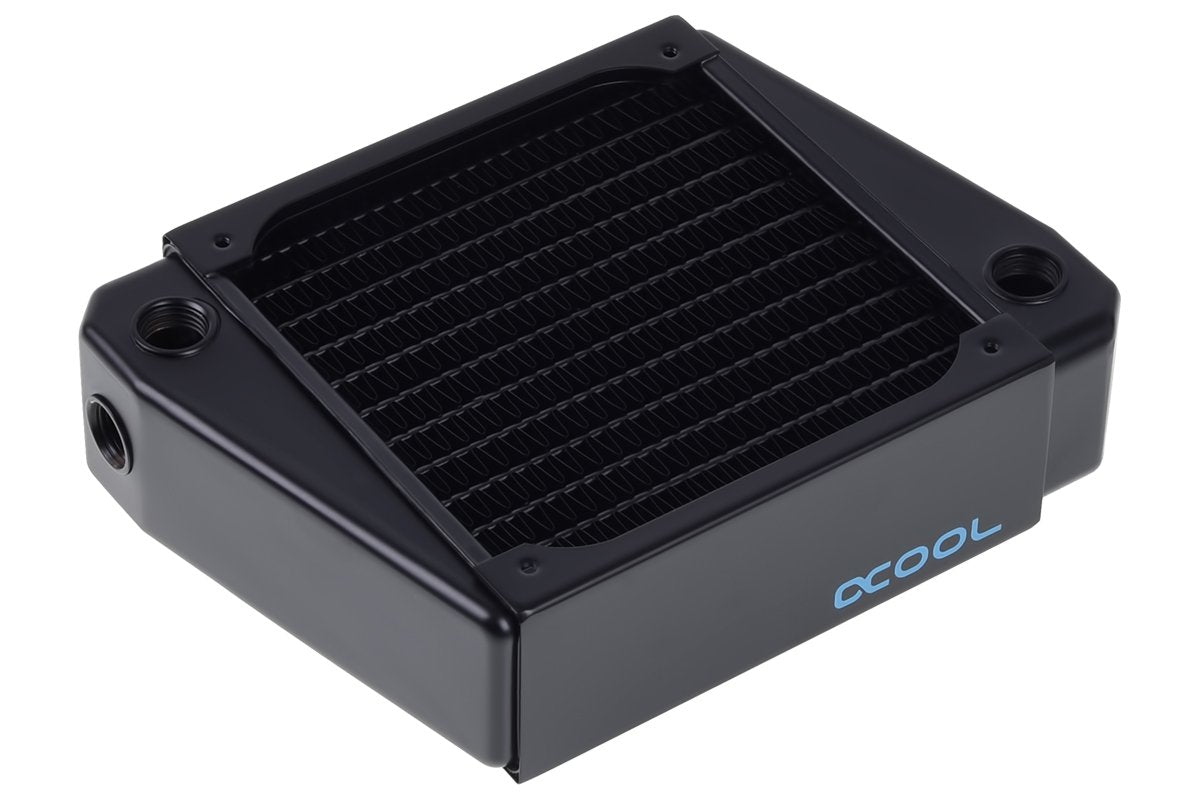 Alphacool NexXxos XT45 Full Copper X-Flow Radiator, 120mm, Single Fan, Black