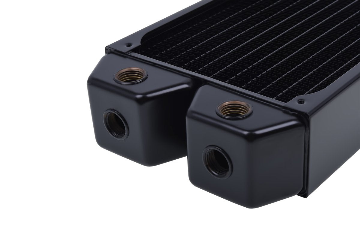 Alphacool XT45 Copper Radiator 480 - 4x120mm, Quad Fan, Black