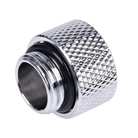 Alphacool 10mm Chrome Extender Fitting, 4-Pack