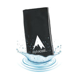 AlphaCool Mesh Instant Cooling Towel for Neck and Face, Cold Towel for Hot Weather, Sports, Gym, Camping, Travel Charcoal Grey