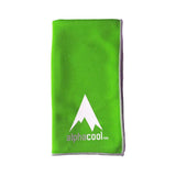 AlphaCool Mesh Instant Cooling Towel for Neck and Face, Cold Towel for Hot Weather, Sports, Gym, Camping, Travel Hi-Vis Green