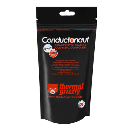 Thermal Grizzly Conductonaut Liquid Metal Thermal Paste - Best for CPU/GPU - High-Performance Cooling Paste (1g)