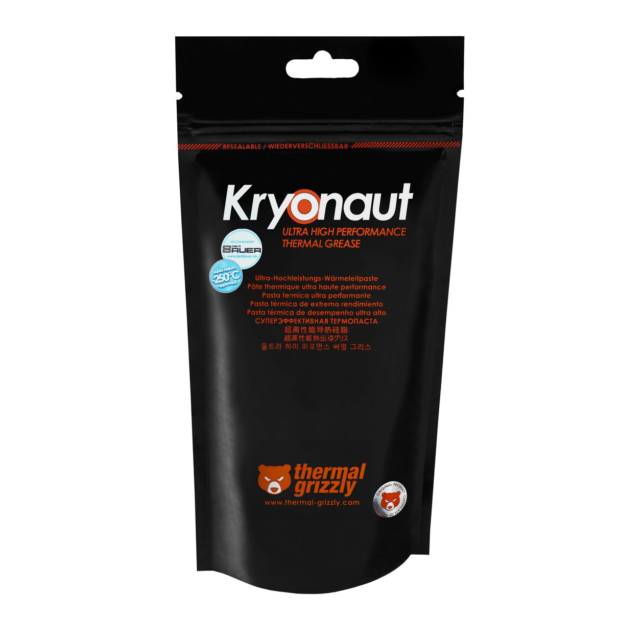 Thermal Grizzly Kryonaut 1g - Extreme Performance Thermal Paste for Overclocking CPU/GPU - Ideal for Demanding Applications and Gaming Consoles like PS5/Xbox