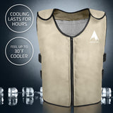 Alphacool Cooling Vest with Ice Packs - Khaki