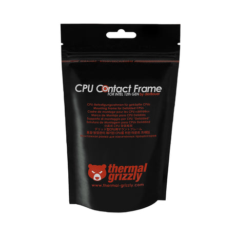 "Thermal Grizzly CPU Contact Frame Intel 12th Gen for Optimized Cooling Performance by der8auer - Easy Install"