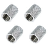 Alphacool 22mm Female Extender Fitting - Chrome, 4-Pack