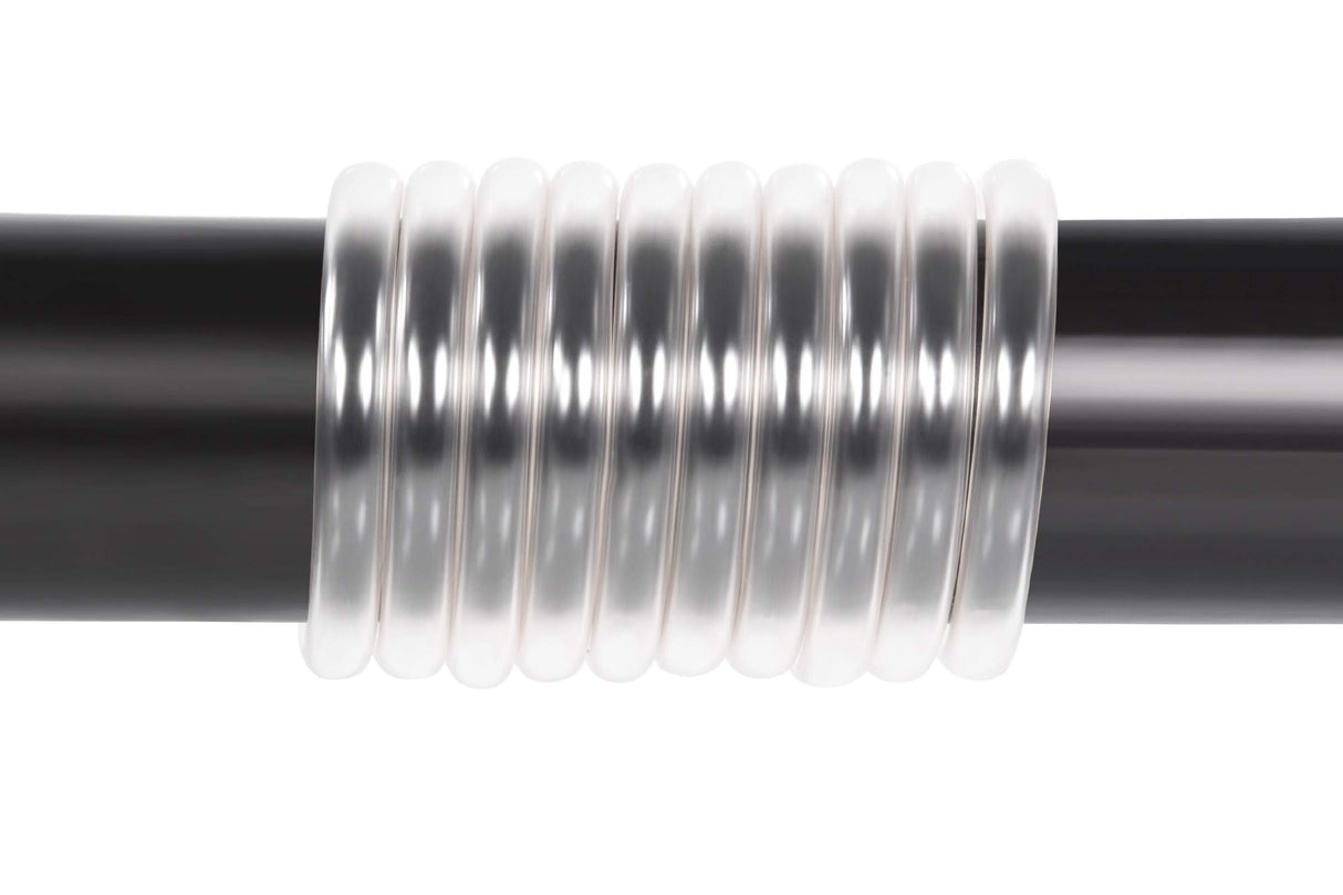 Alphacool Clear Flexible Tubing & Compression Fittings Bundle, Chrome