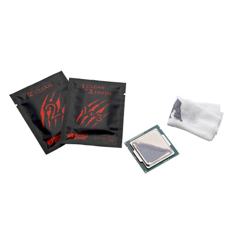 Thermal Grizzly Aeronaut 7.8g Bundle: High-Performance CPU Thermal Paste with Cleaning Wipes