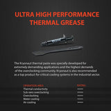 Thermal Grizzly Kryonaut - Best CPU Thermal Paste for Gaming PCs - High-Performance Thermal Compound for CPUs, GPUs, and Heat Sinks - Top Thermal Paste for Processor Cooling 2023 - 3 Pack Combo Review - Premium Paste for Computers and Consoles