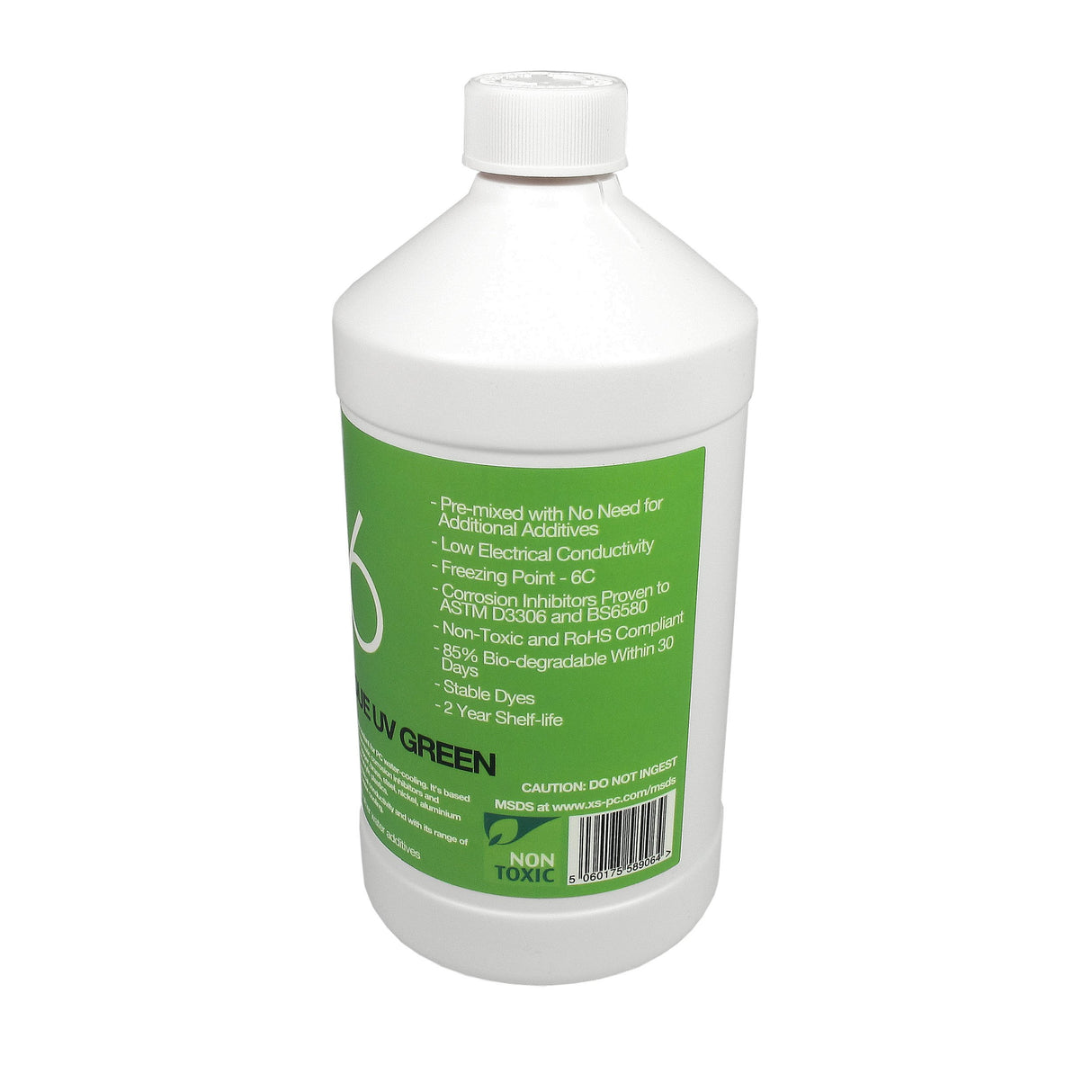 XSPC EC6 PC Coolant, Opaque, 1000 mL, UV Green