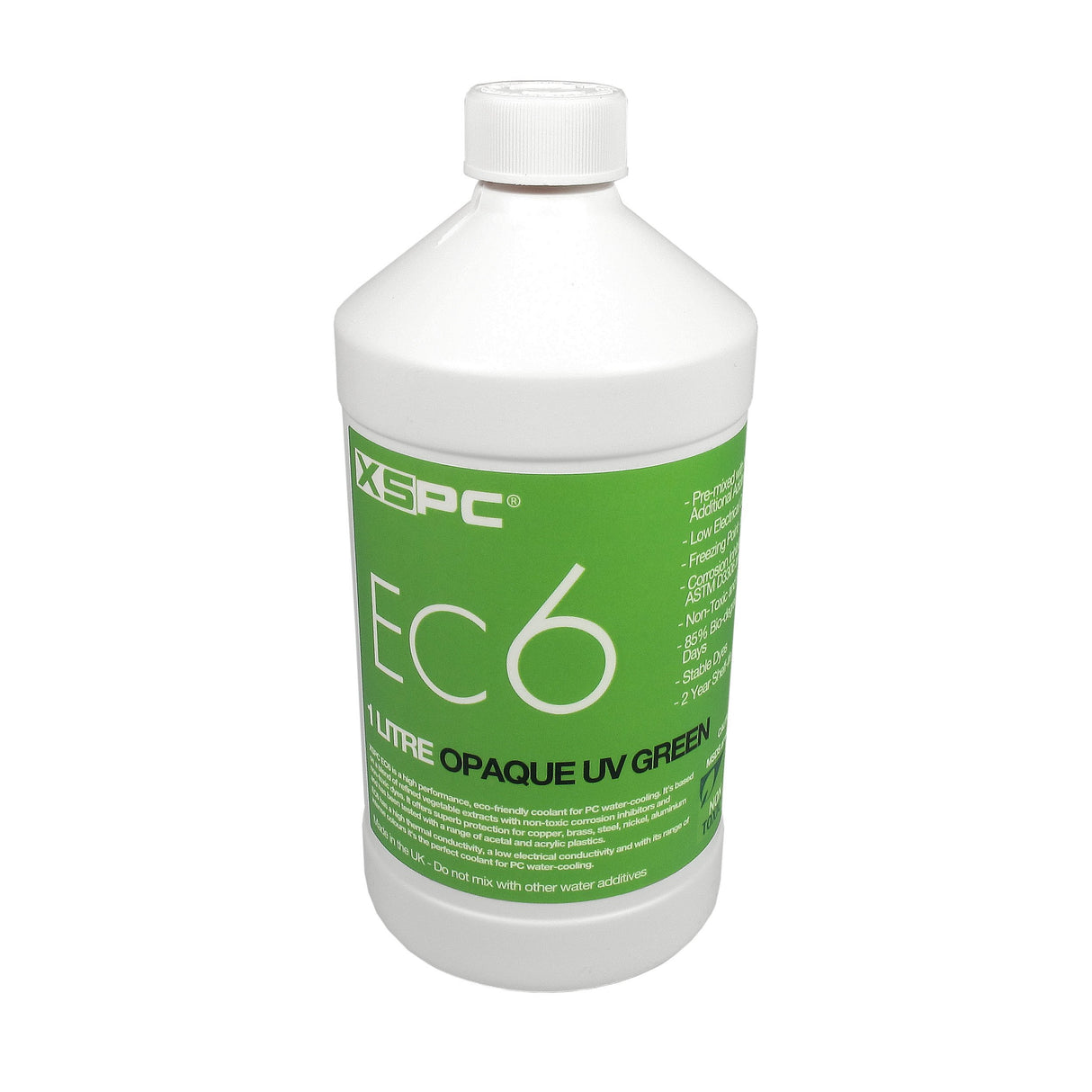 XSPC EC6 PC Coolant, Opaque, 1000 mL, UV Green