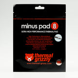 Thermal Grizzly Minus Pad 8 30x30x2mm - High-Performance Self-Adhesive Cooling Conductive Thermal Pad for CPUs, GPUs, PS5/PS4/Xbox - Elastic & Adaptable Silicone Thermopad