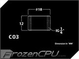 Bitspower G1/4 Thread Female / Female Connector Fitting - Deep Blood Red (BP-DBRWP-C03) - Digital Outpost LLC