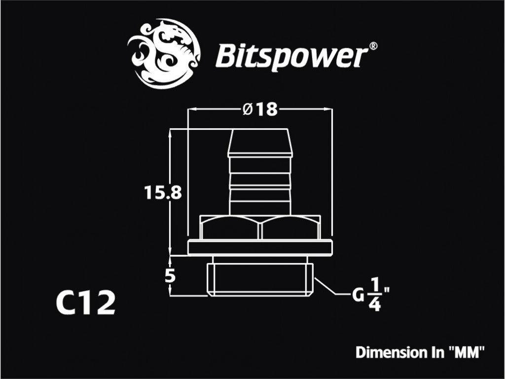 Bitspower Matte Black G1/4